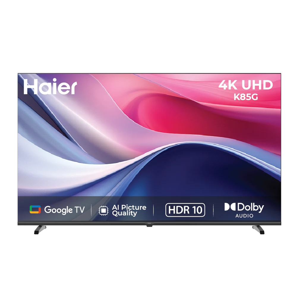 Haier K85G 4K Ultra HD 139cm (55) Google TV | Google Assistant